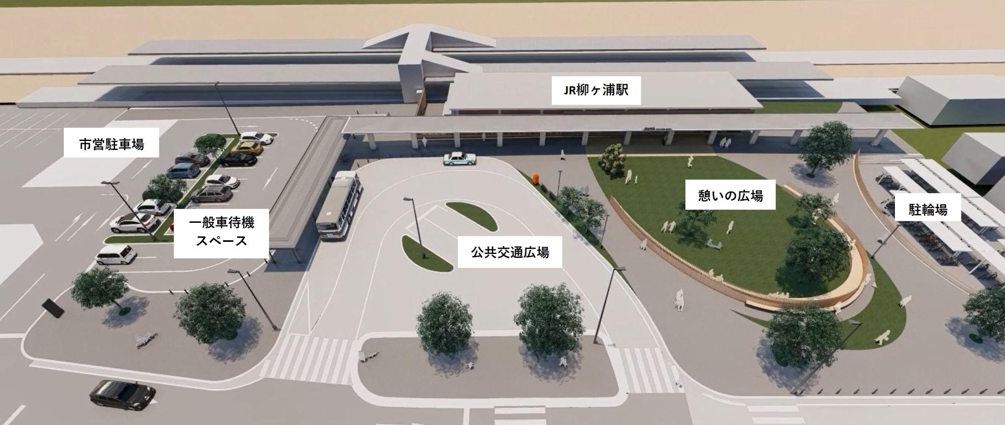 JR柳ヶ浦駅完成予想図