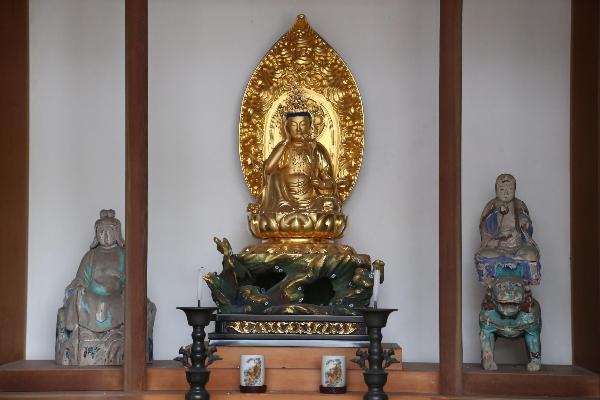 Statue of Kannon Bodhisattva in the Kannondo Hall