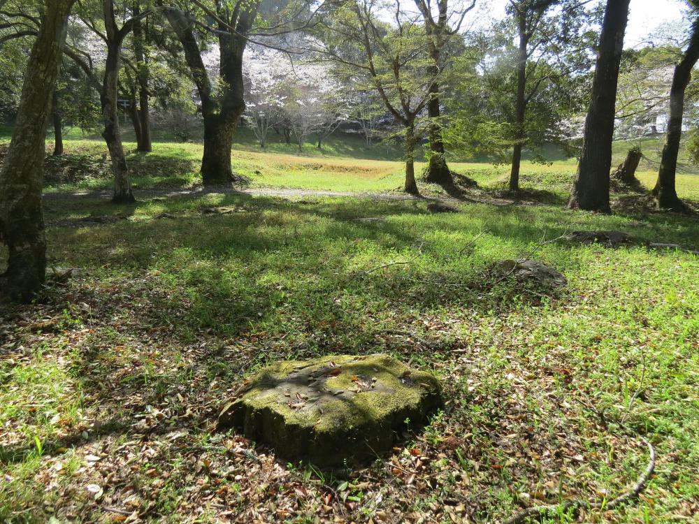 Foundation stones of Mirokuji Temple