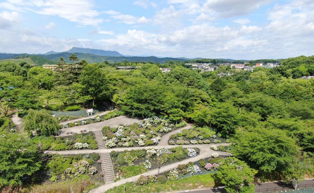 響山公園(空撮)