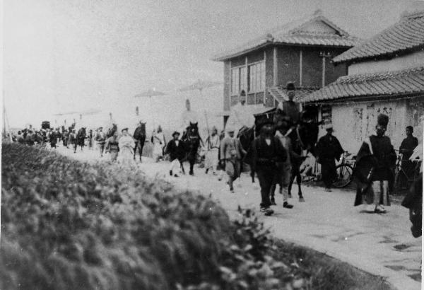 Procession of Chushusai participants (mid-twentieth century) 1