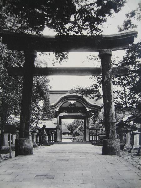 Torii and Saidaimon Gate at the Jogu