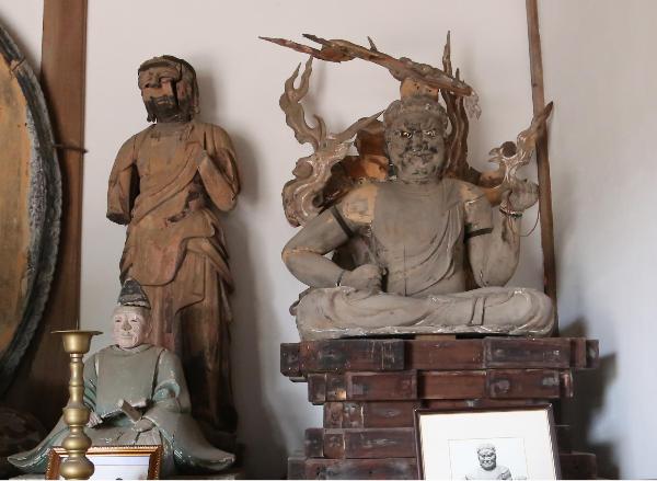 Statues of Nikko Bodhisattva and Fudo Myo-o
