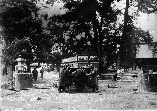 Collapsed Otorii after a typhoon (1934) 2