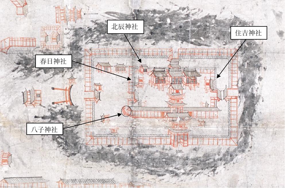 室町時代「応永の古図」に描かれた上宮