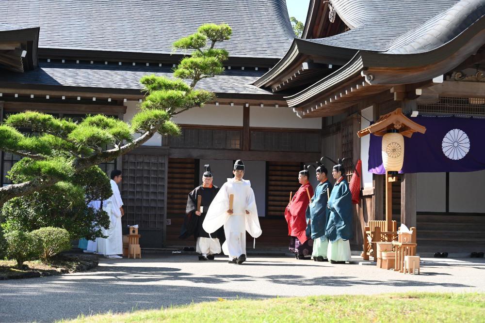 在2025年所舉辦的臨時奉幣祭風景