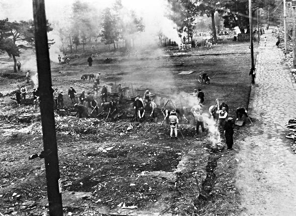 Shrine grounds during the Great Showa Reconstruction (1932–1941)