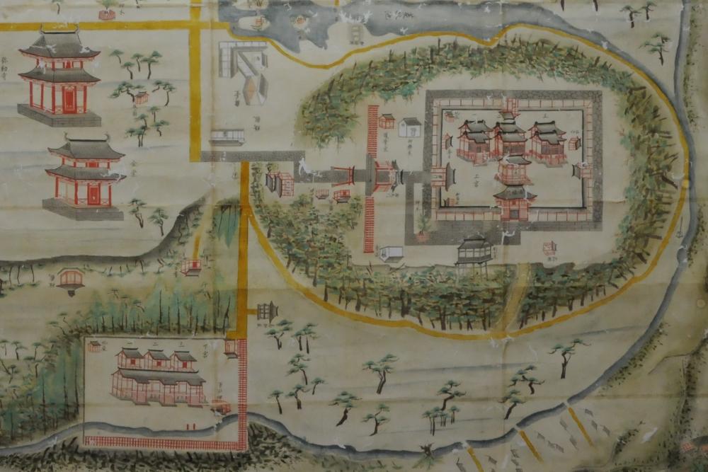 江戸時代中期「宇佐宮境内図」に描かれた上宮と下宮