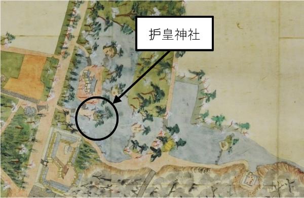 宇佐神宫境内的鸟瞰图 (1882)