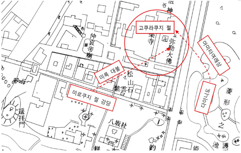 우사 신궁 경내도(20세기 초기)