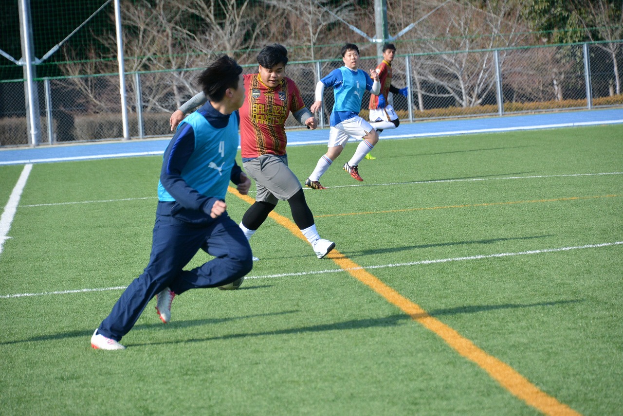 サッカーの様子
