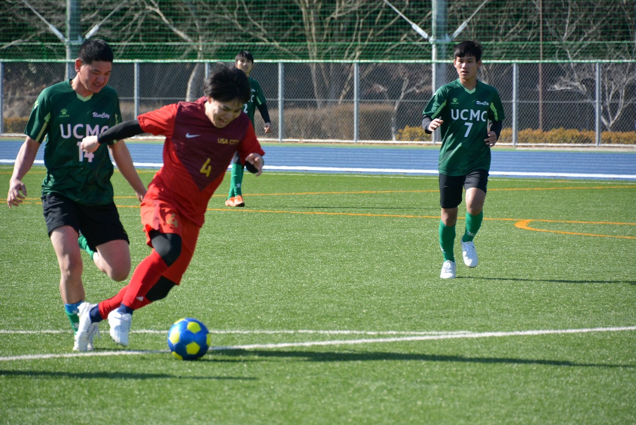 サッカーの様子