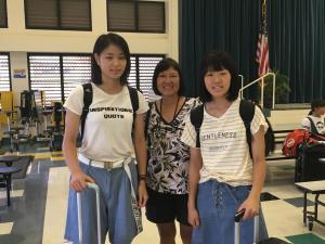 笑顔のお母さん