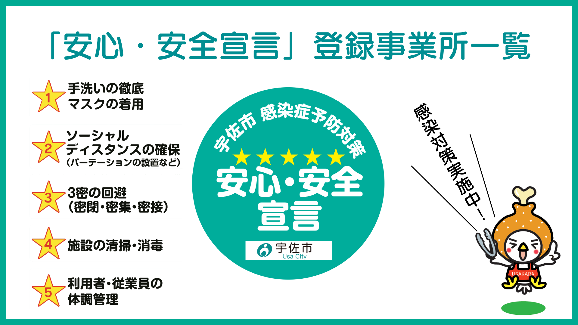 安心安全事業者登録一覧