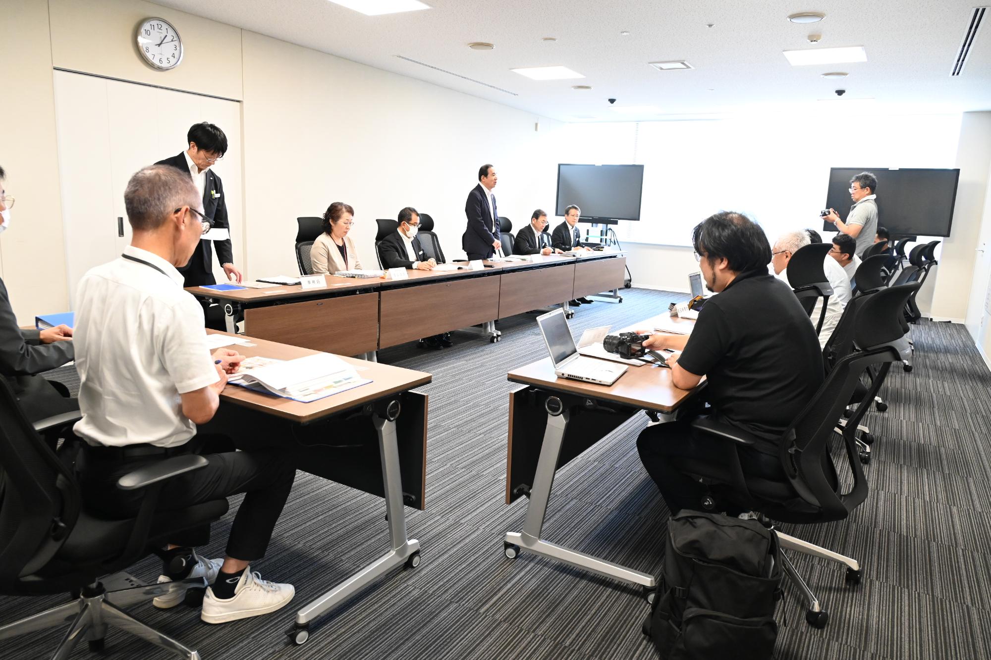 定例記者会見0725
