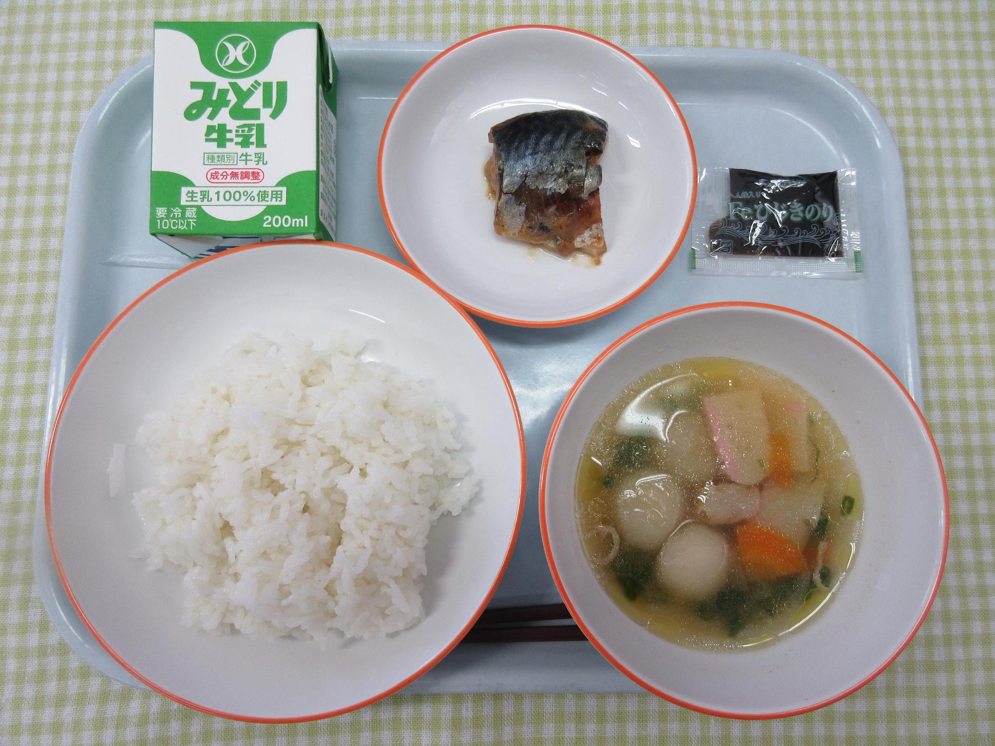 5月22日25日の給食