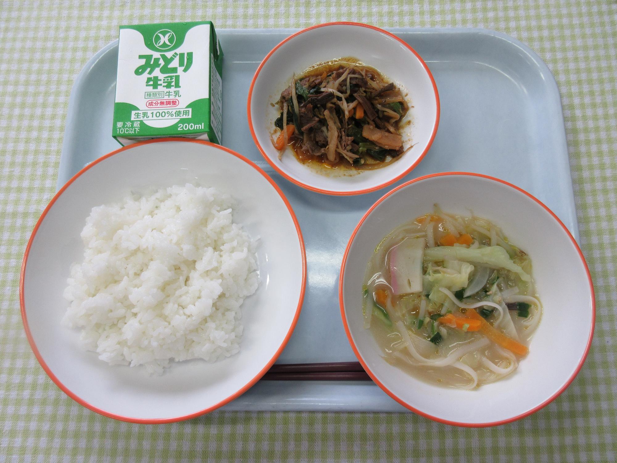 5月26日27日の給食