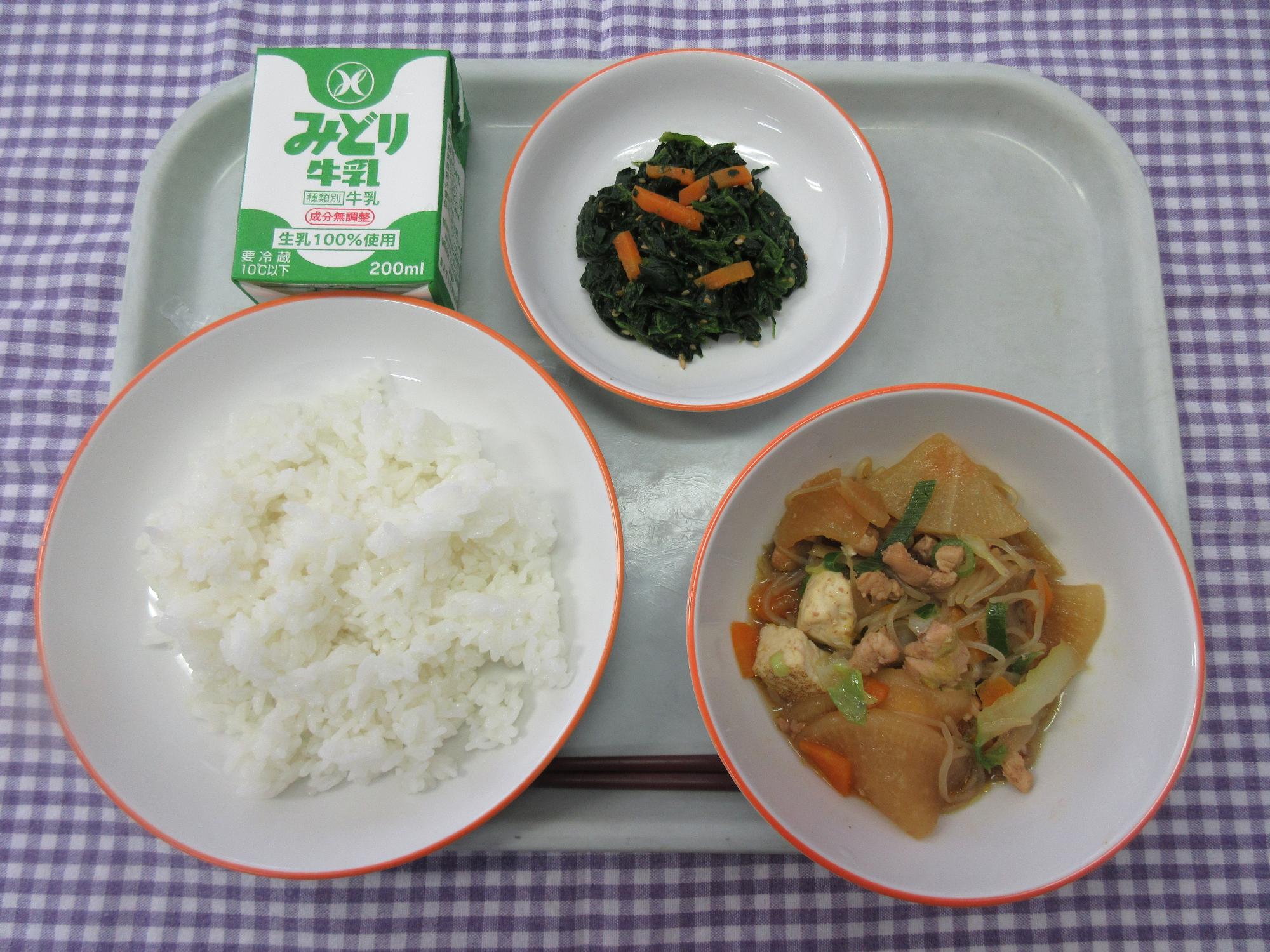 2020年6月1日の給食紹介