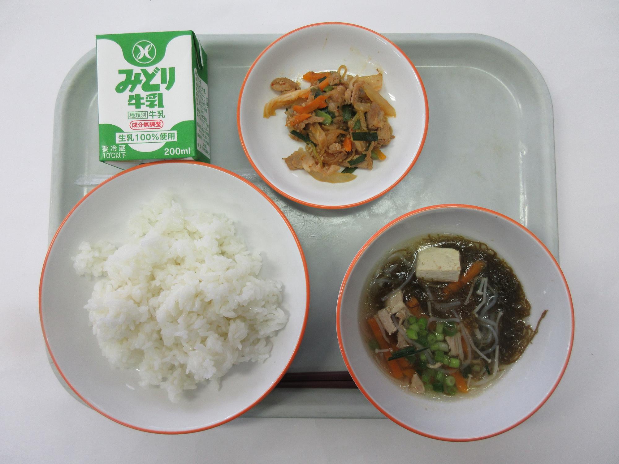 8月3日の給食