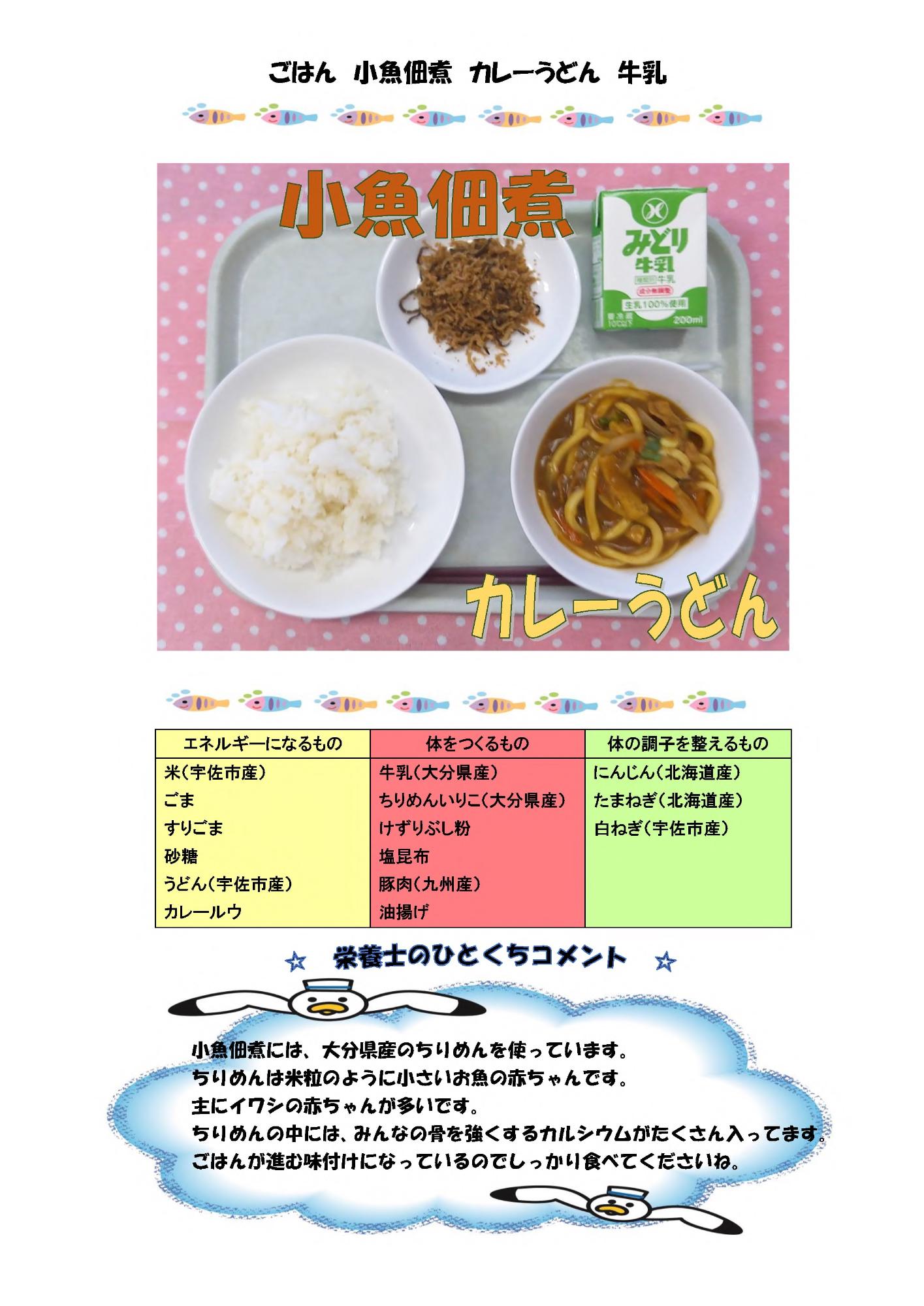8月29日の給食