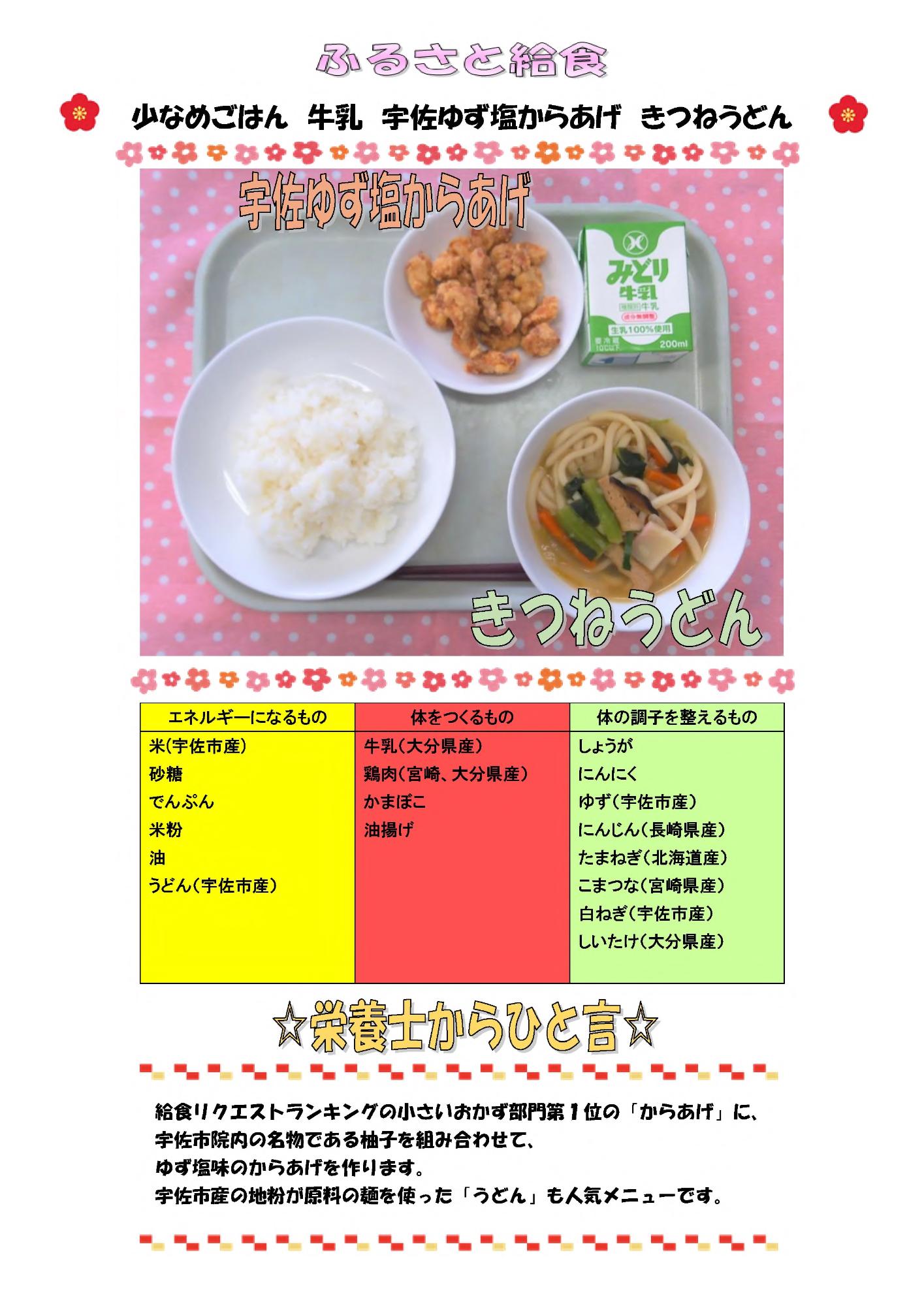 1月28日の給食