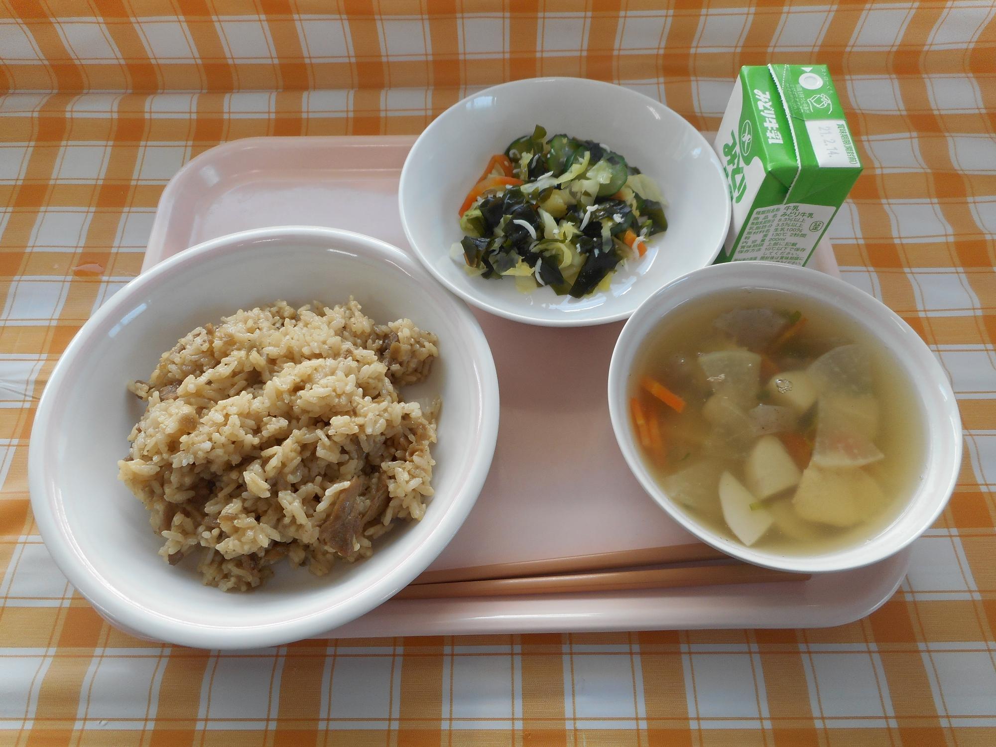 2021年2月5日の給食写真