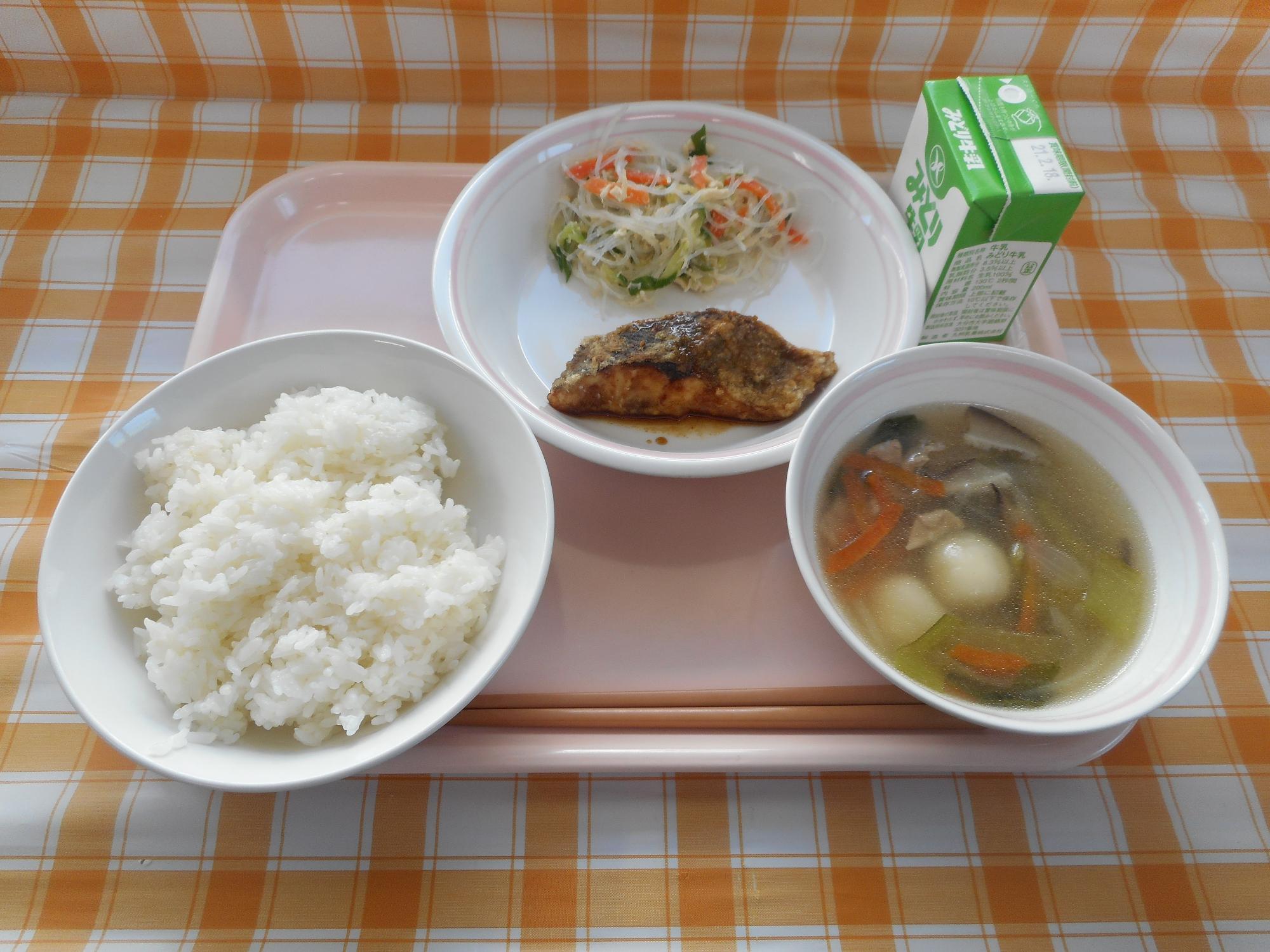 2021年2月9日の給食写真