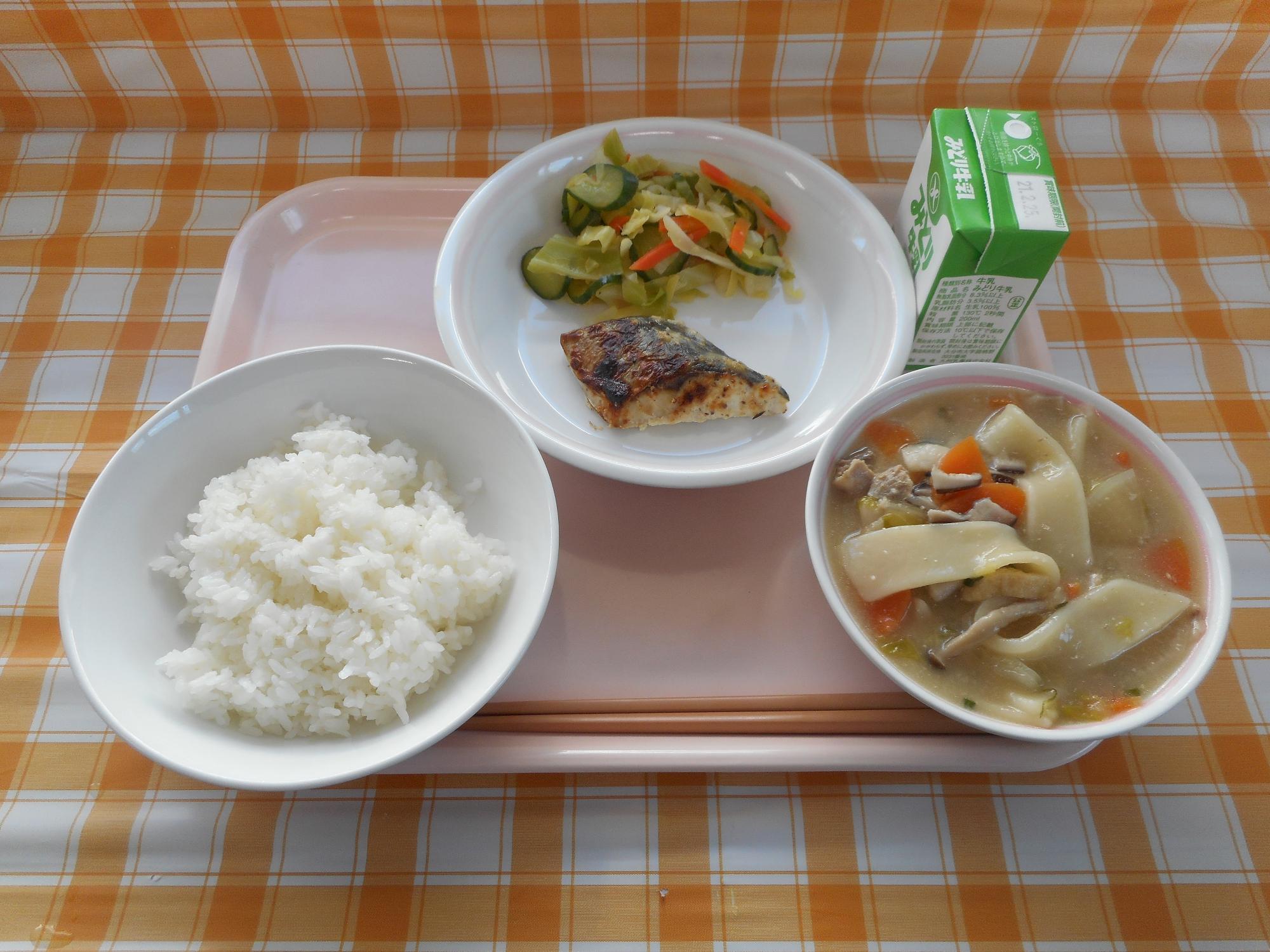 2021年2月16日の給食写真