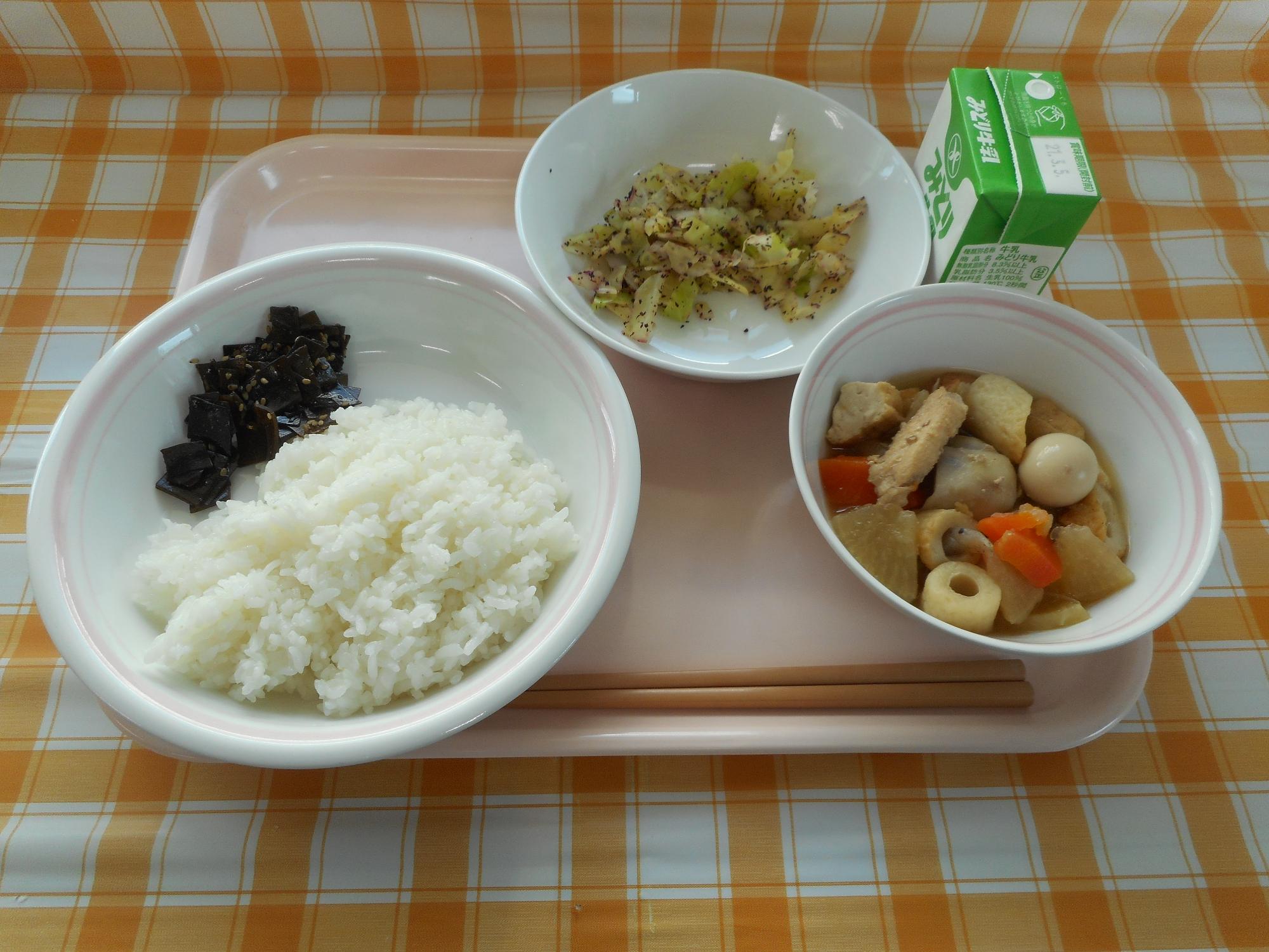 2021年2月24日の給食写真