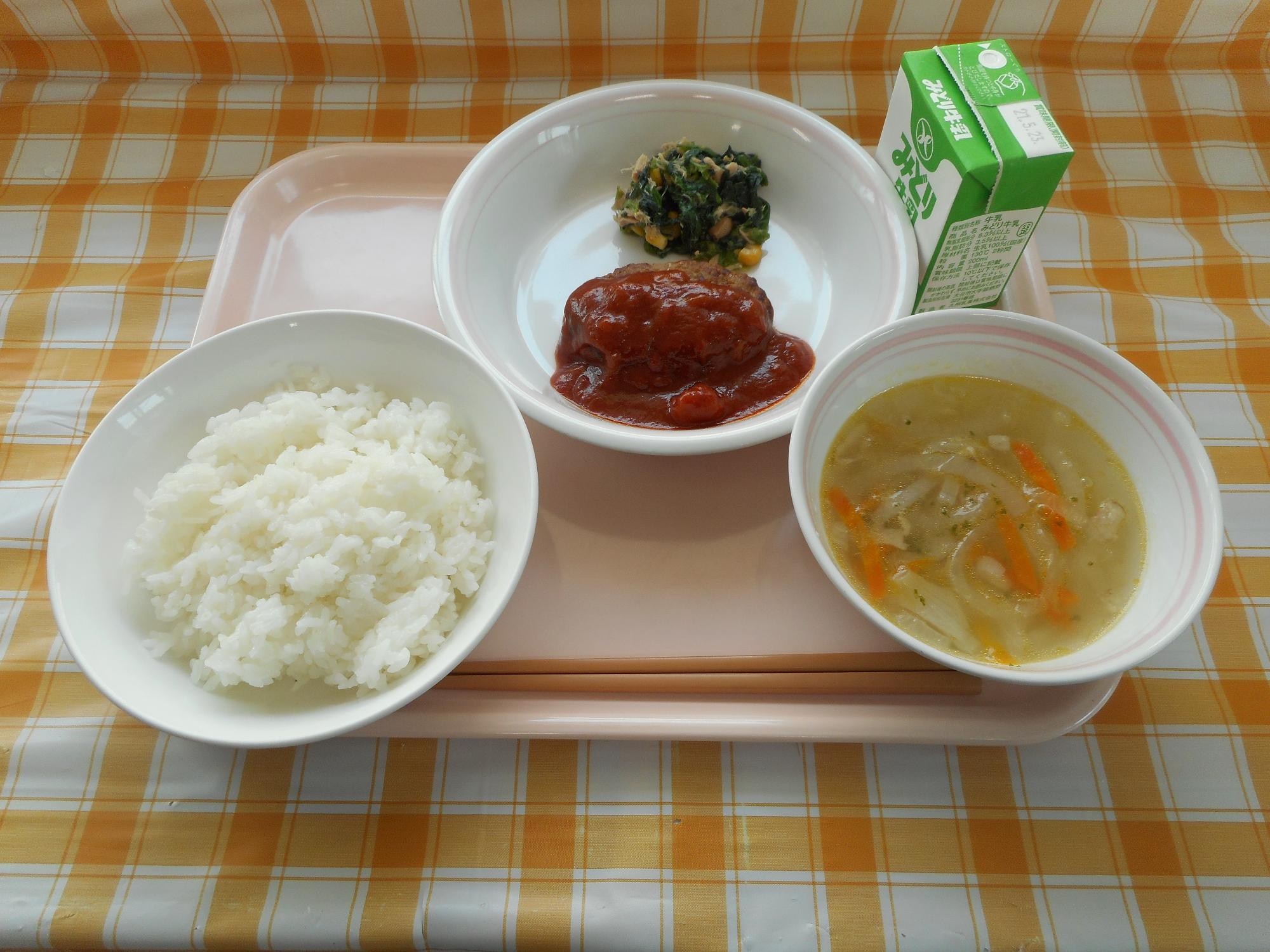 2021年5月14日の給食写真