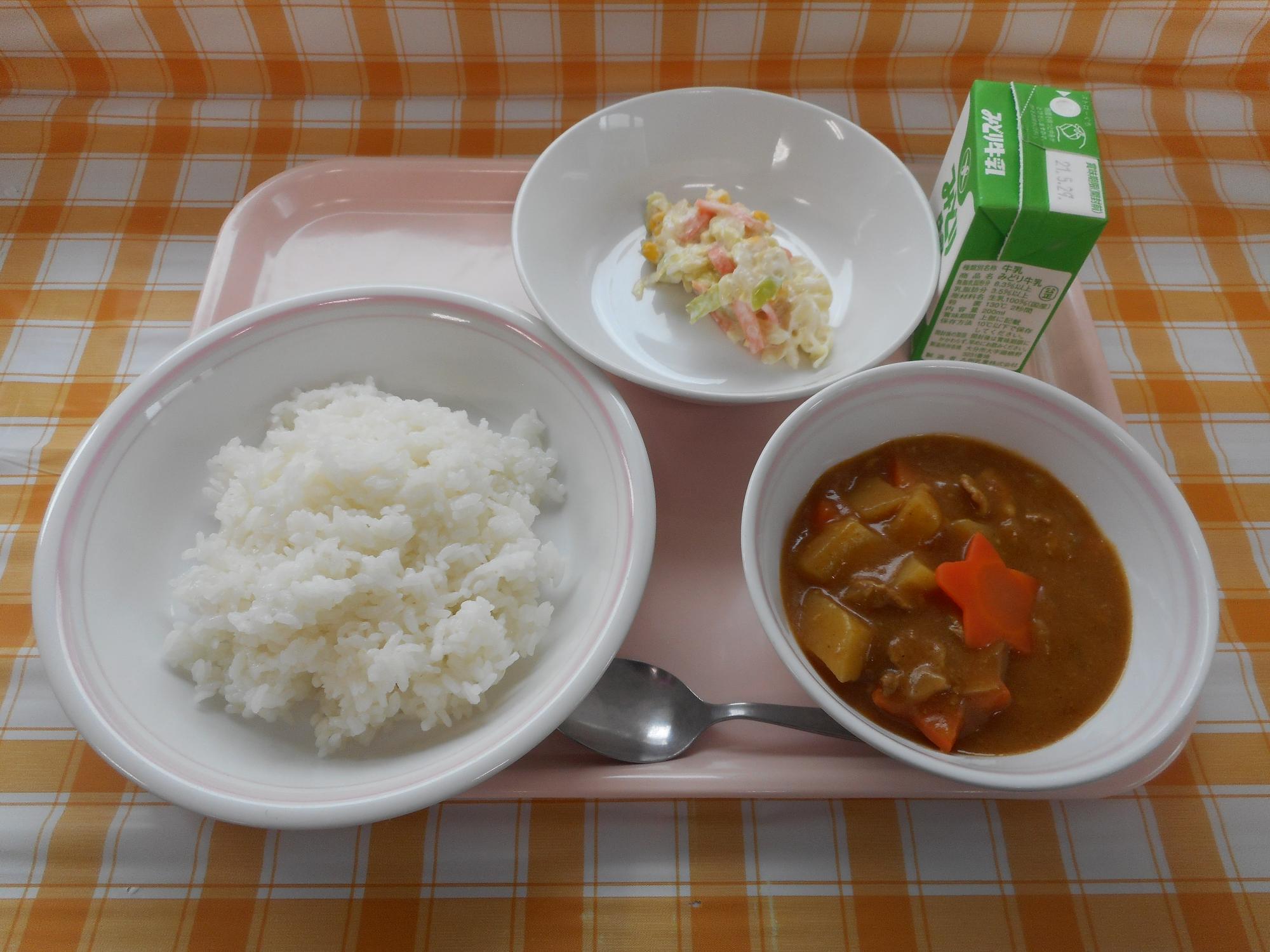 2021年5月20日の給食写真