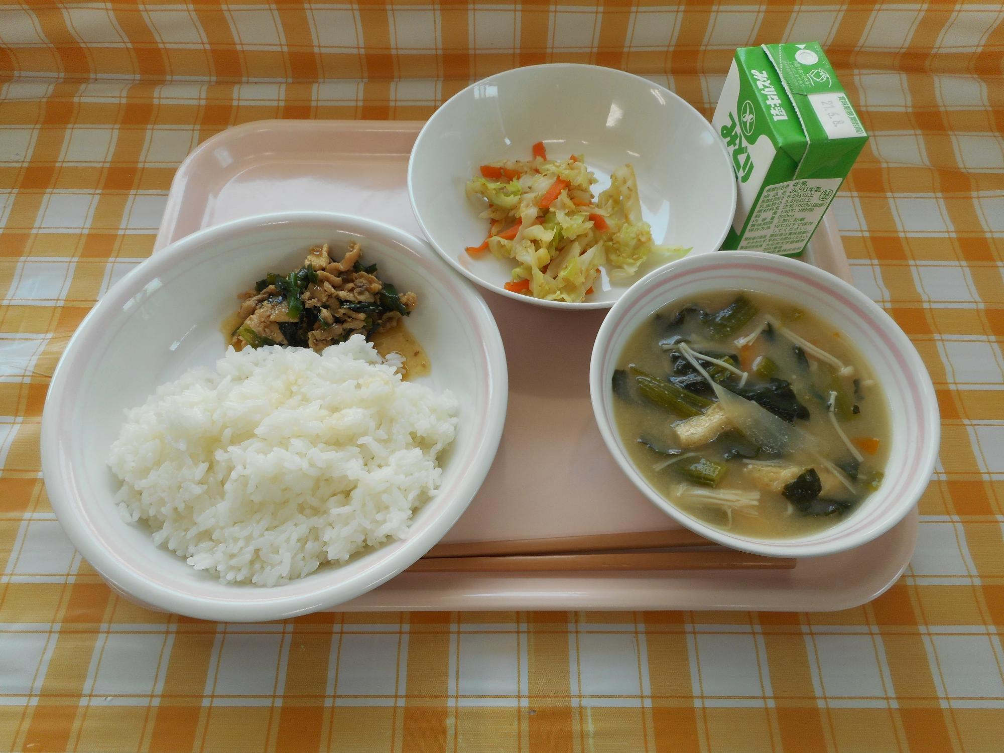 2021年5月31日の給食写真