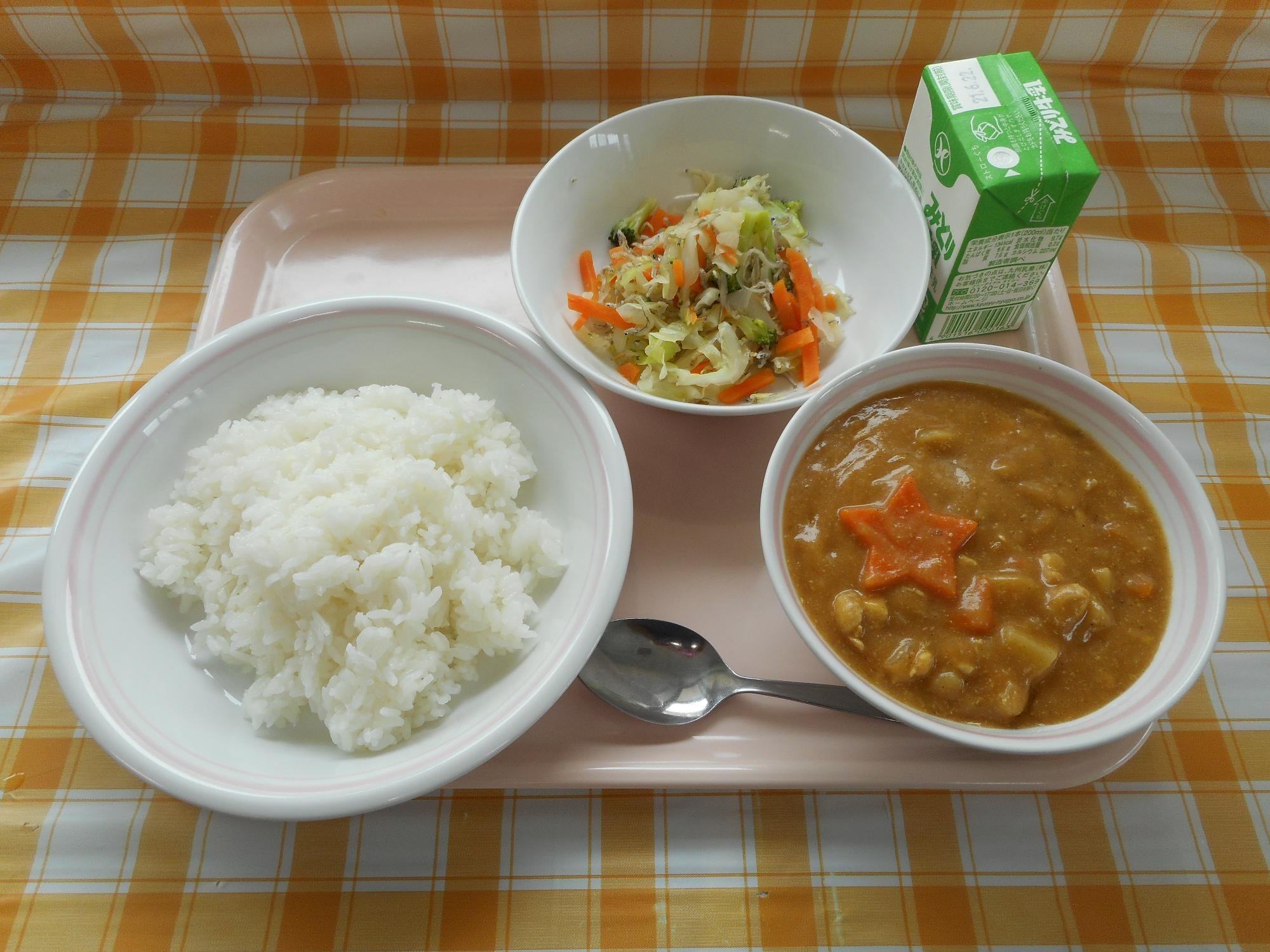 2021年6月14日の給食写真