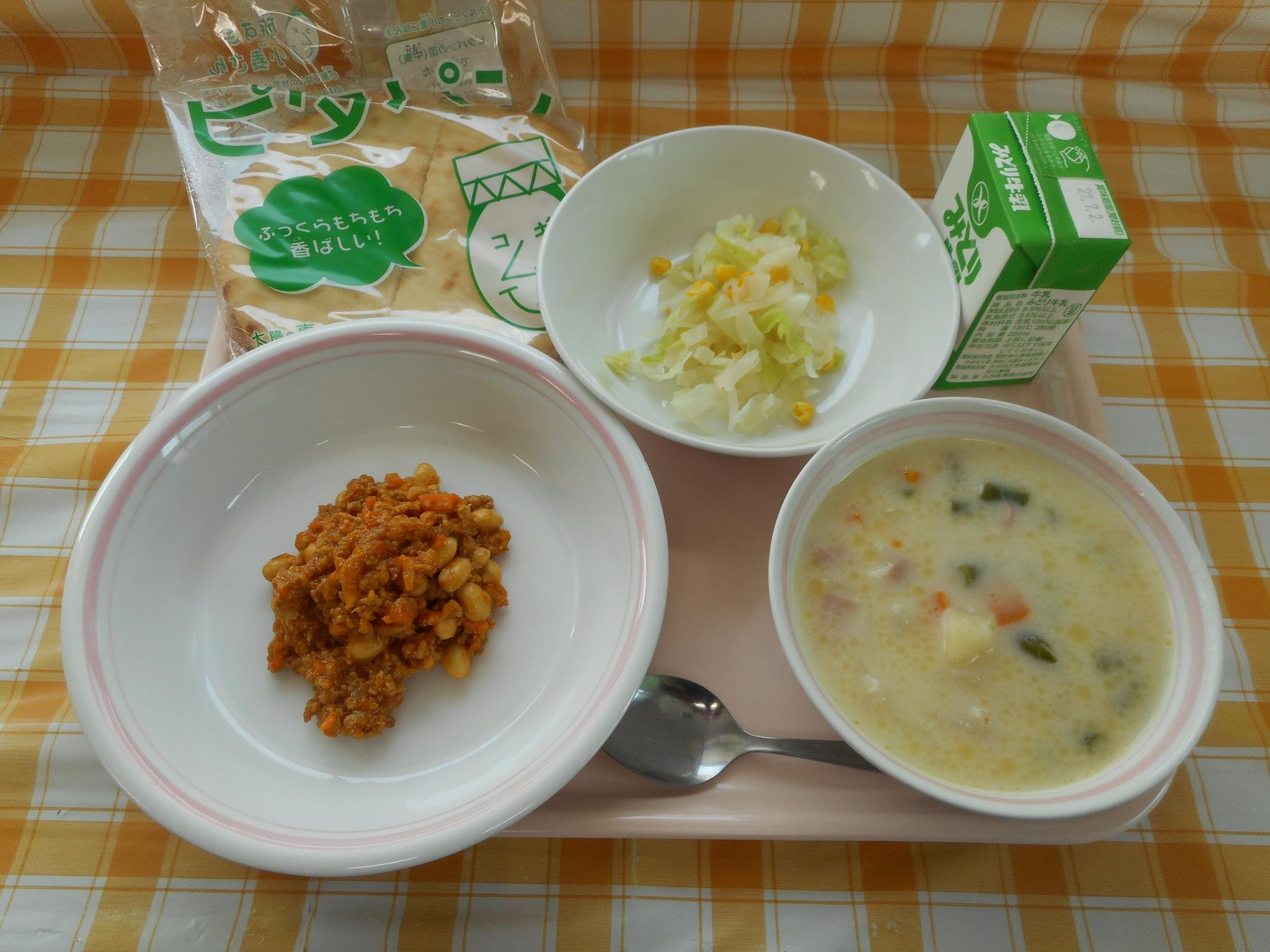 2021年6月23日の給食写真
