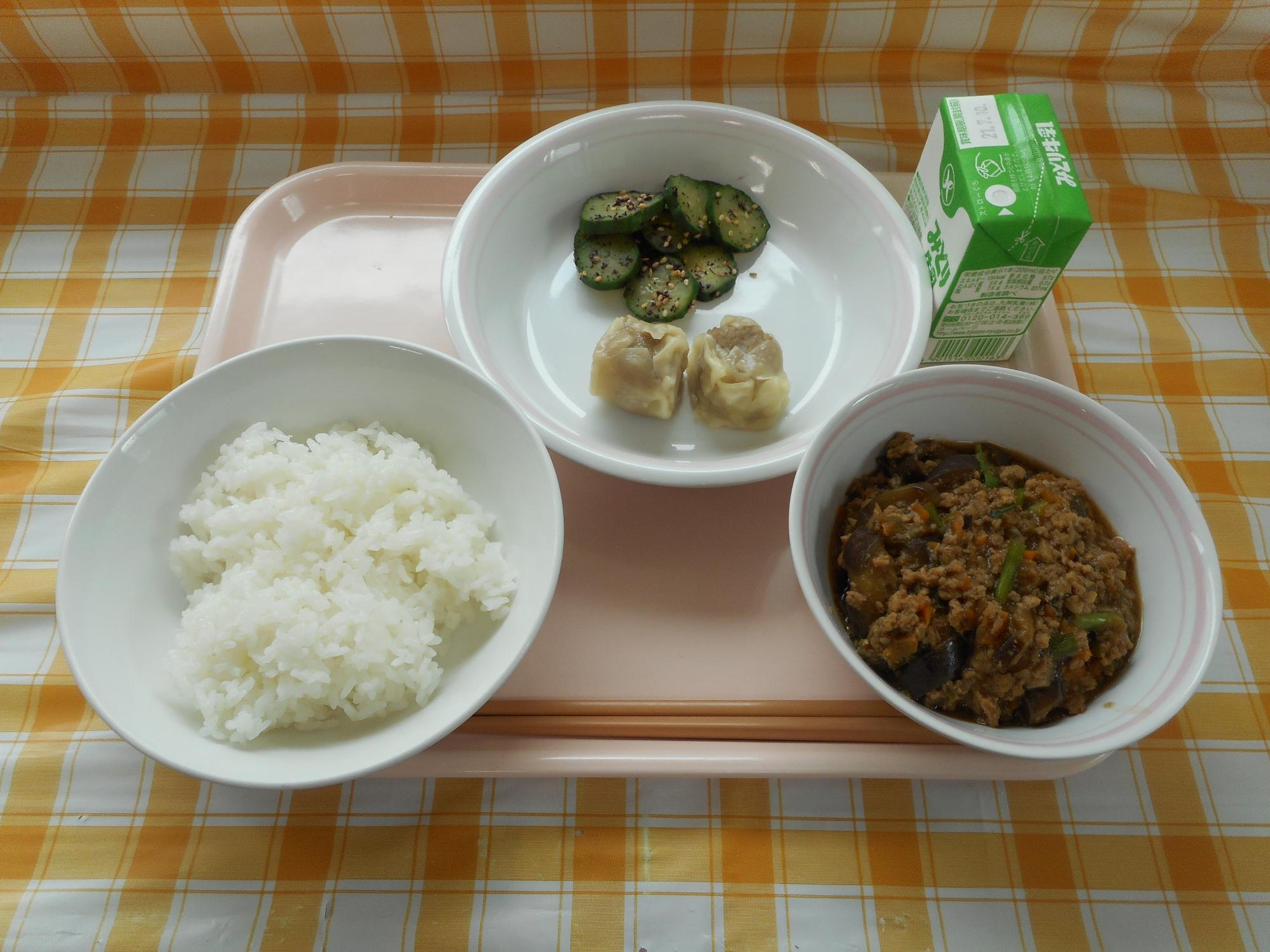 2021年7月1日の給食写真