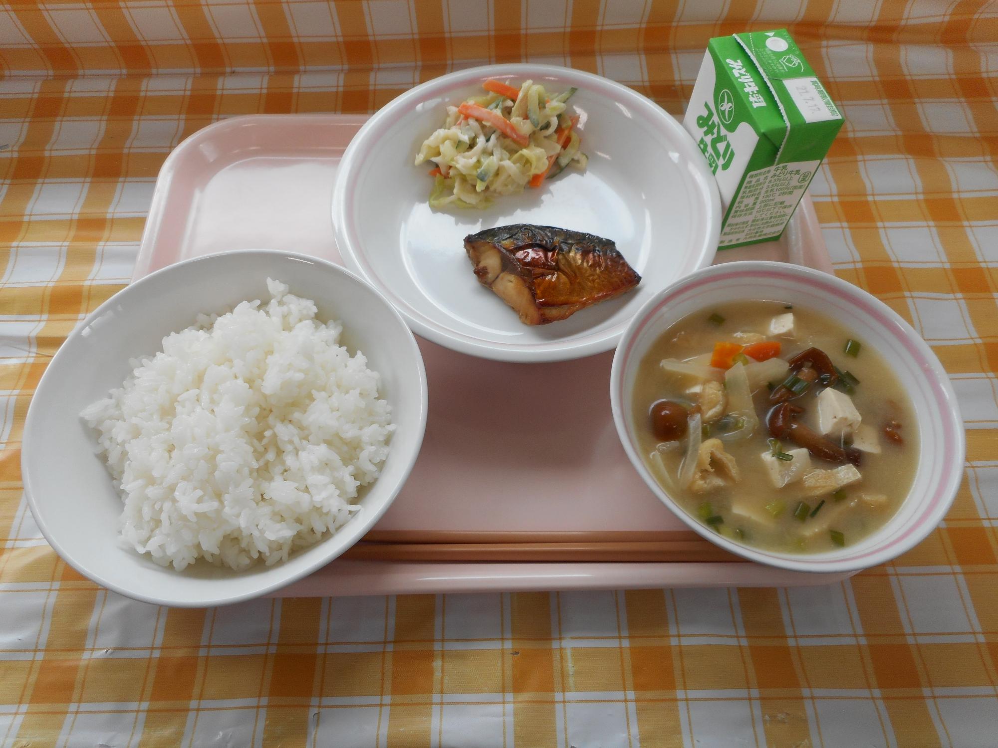 2021年7月8日の給食写真