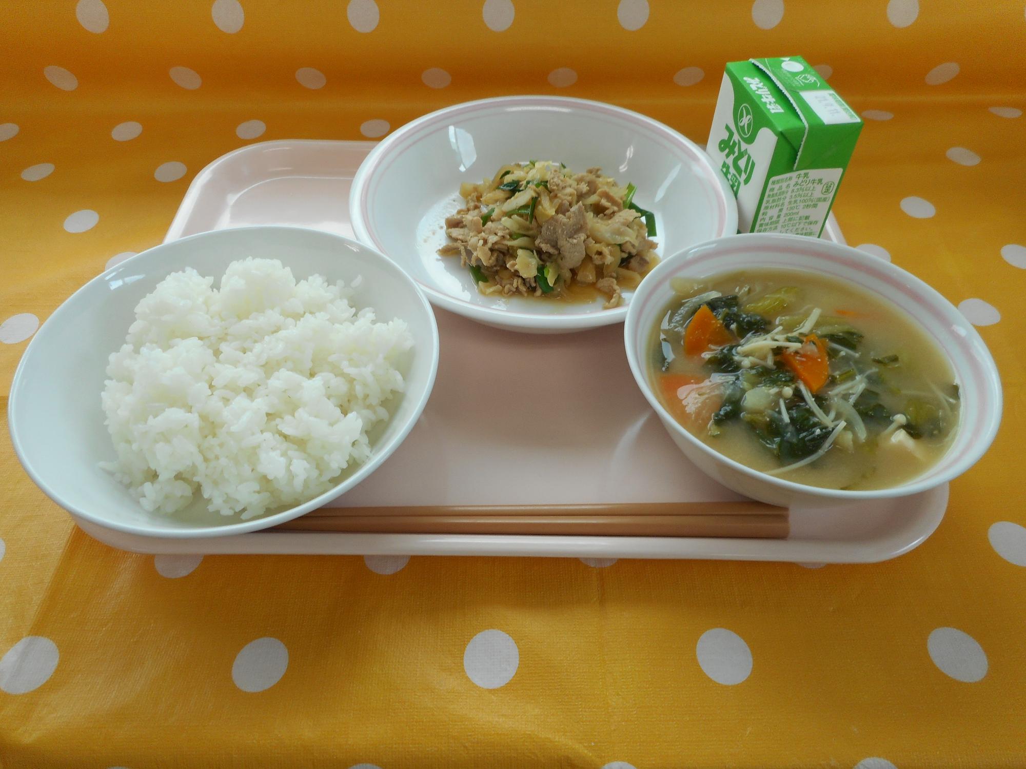 2021年9月2日の給食写真