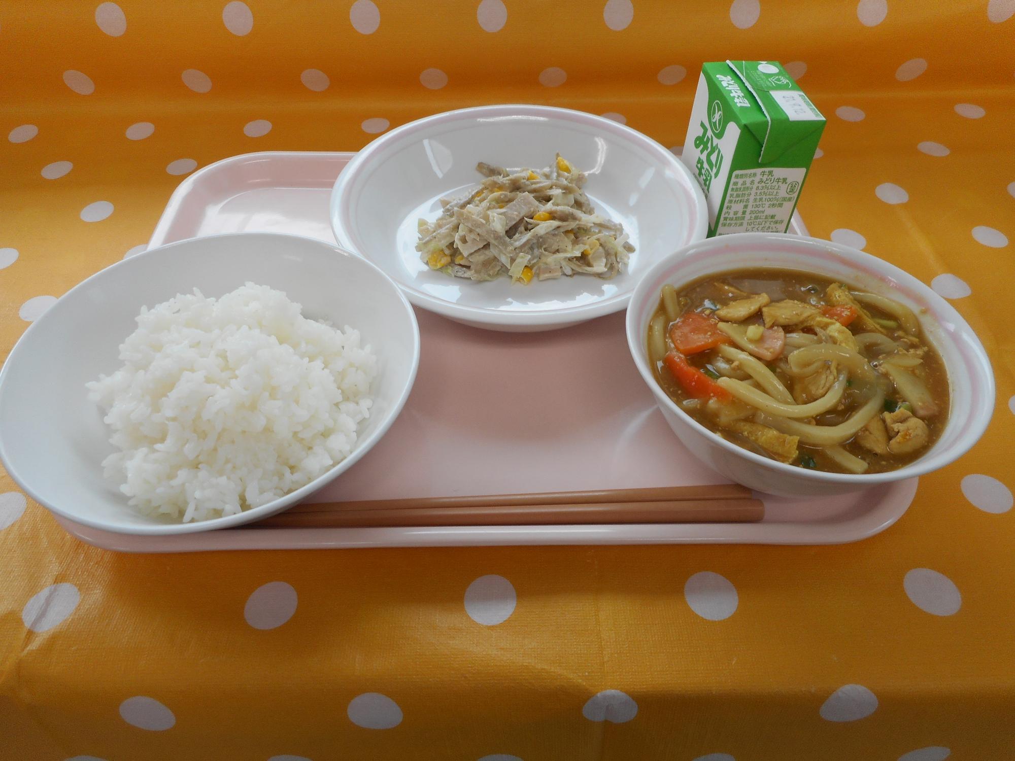 2021年9月3日の給食写真