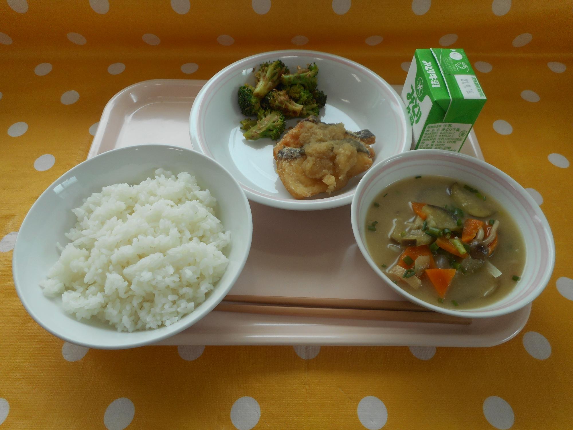 2021年9月7日の給食写真