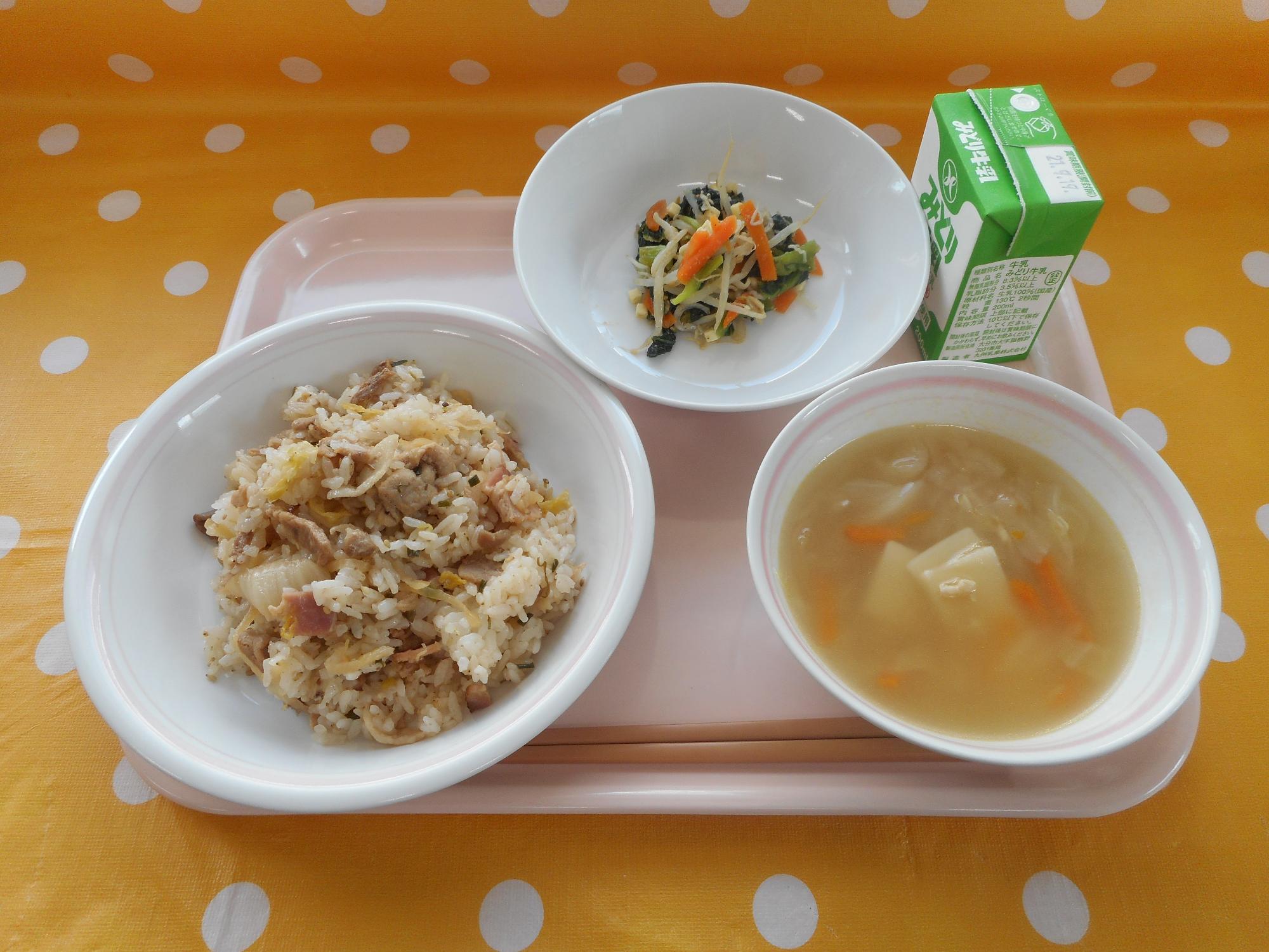 2021年9月10日の給食写真