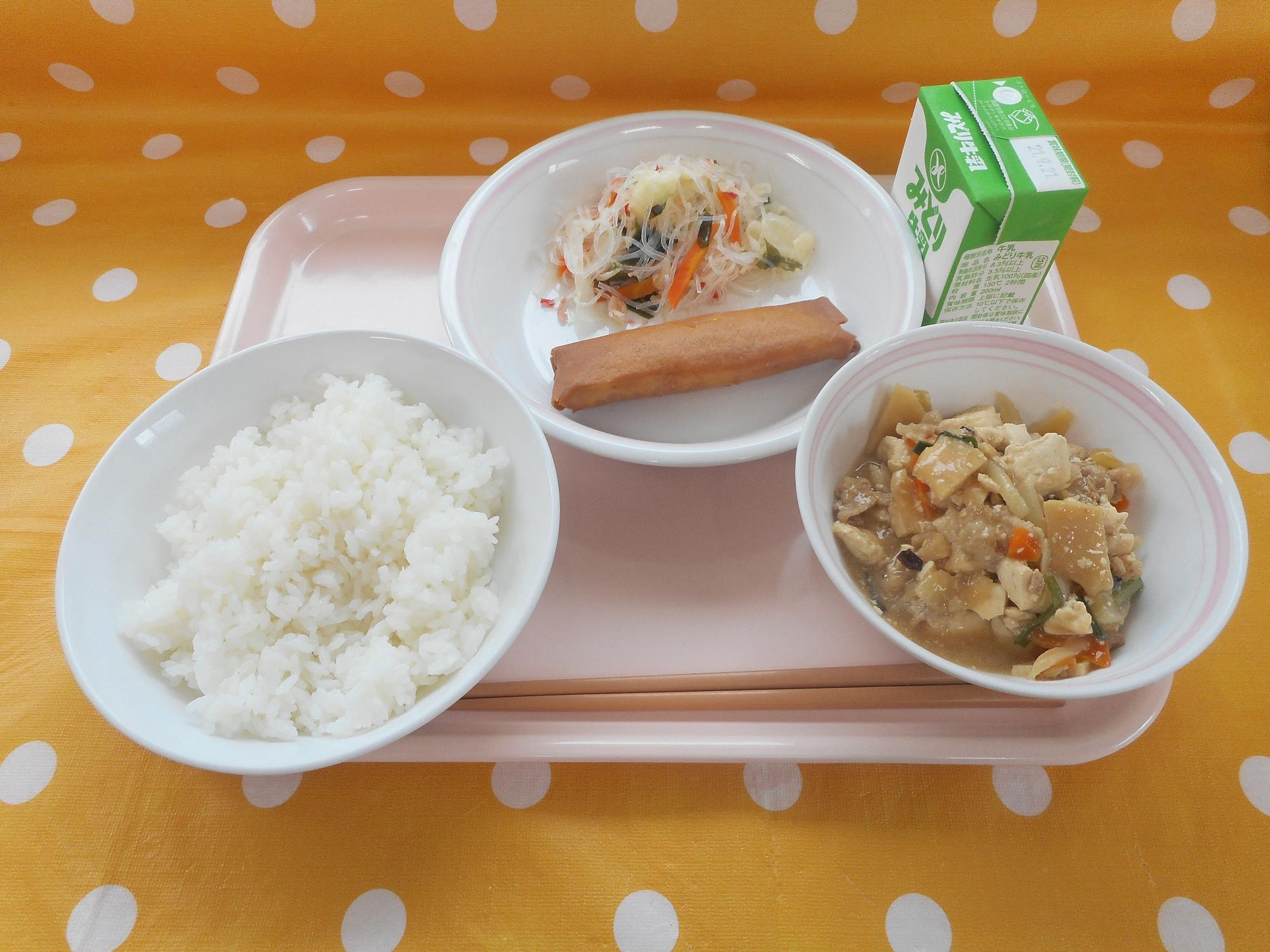 2021年9月13日の給食写真