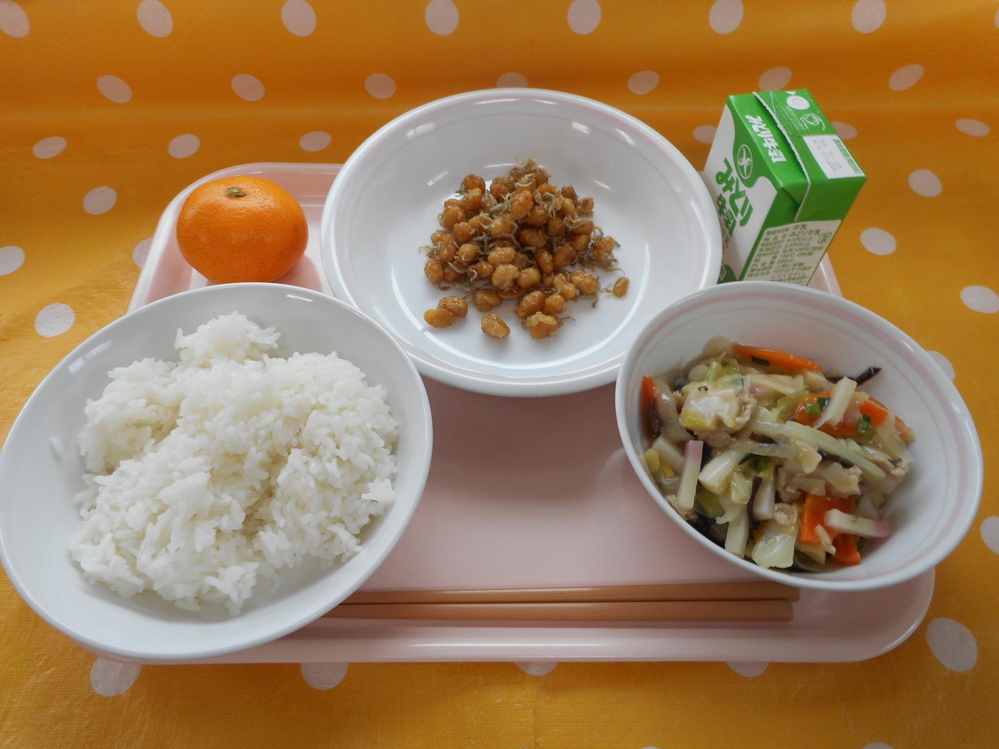 2021年11月11日の給食写真