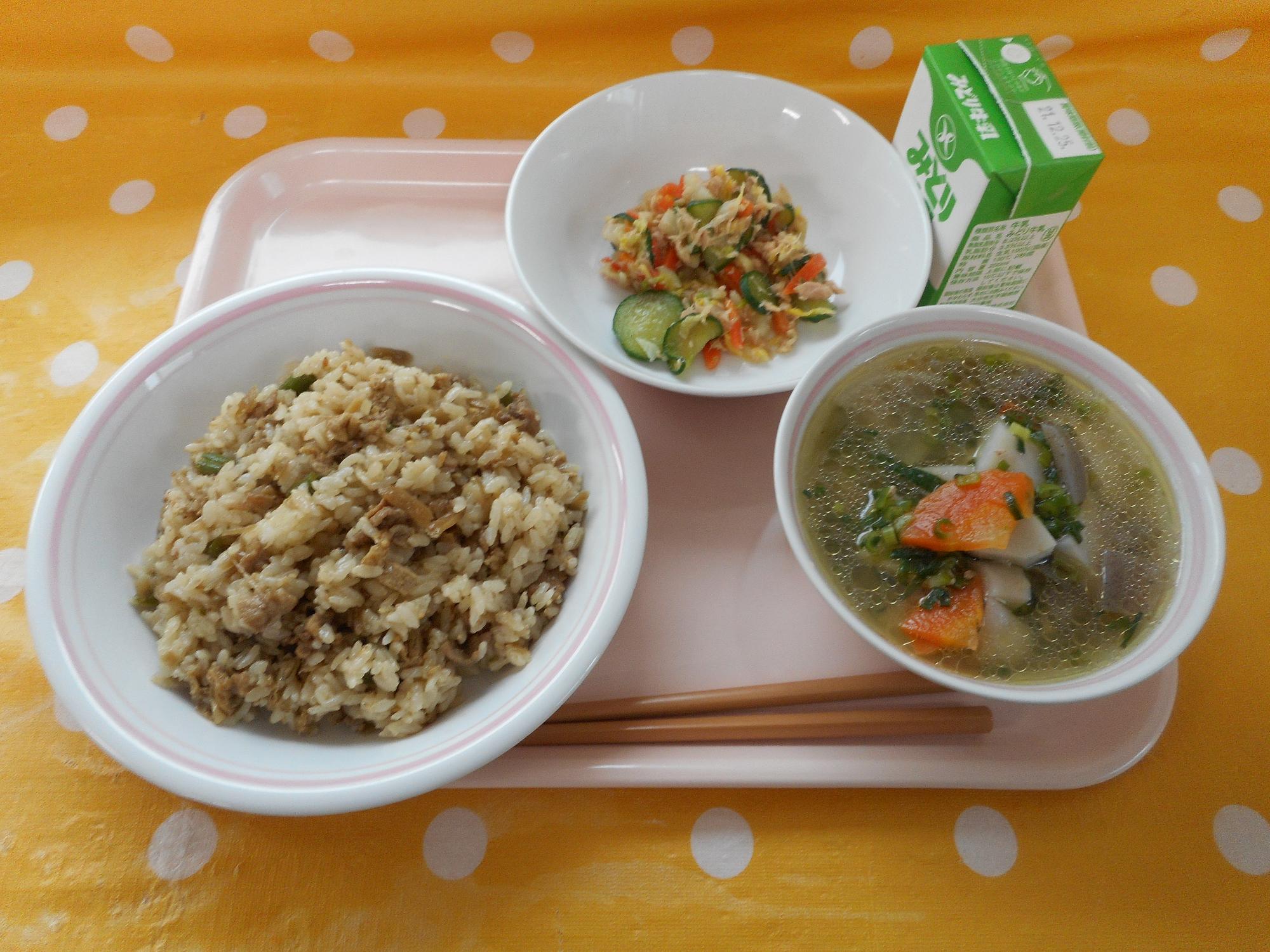 2021年12月16日の給食写真