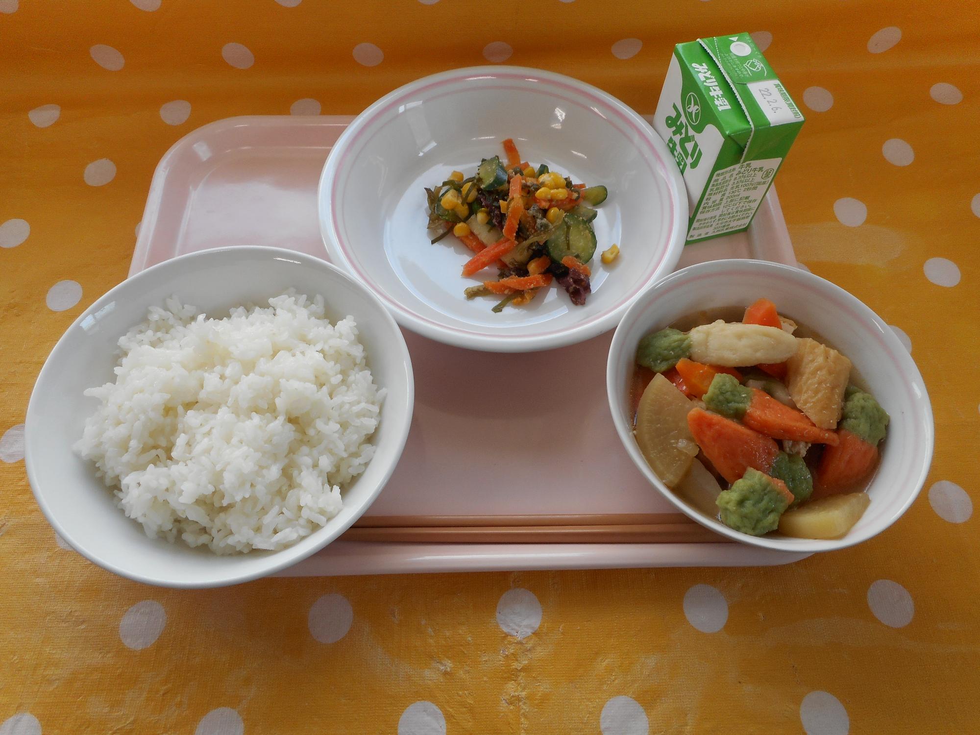 2022年1月28日の給食写真