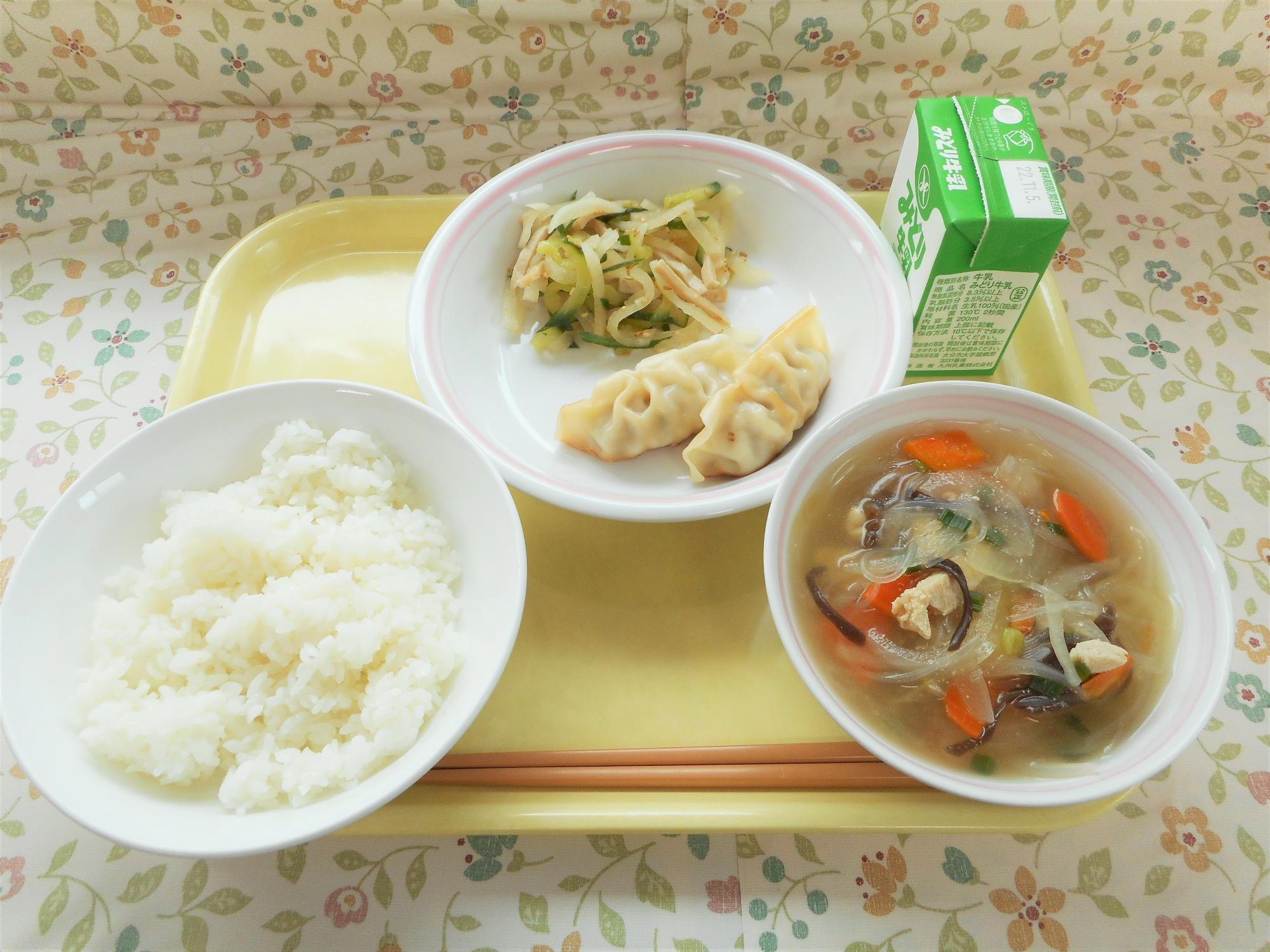 2022年10月27日の給食写真