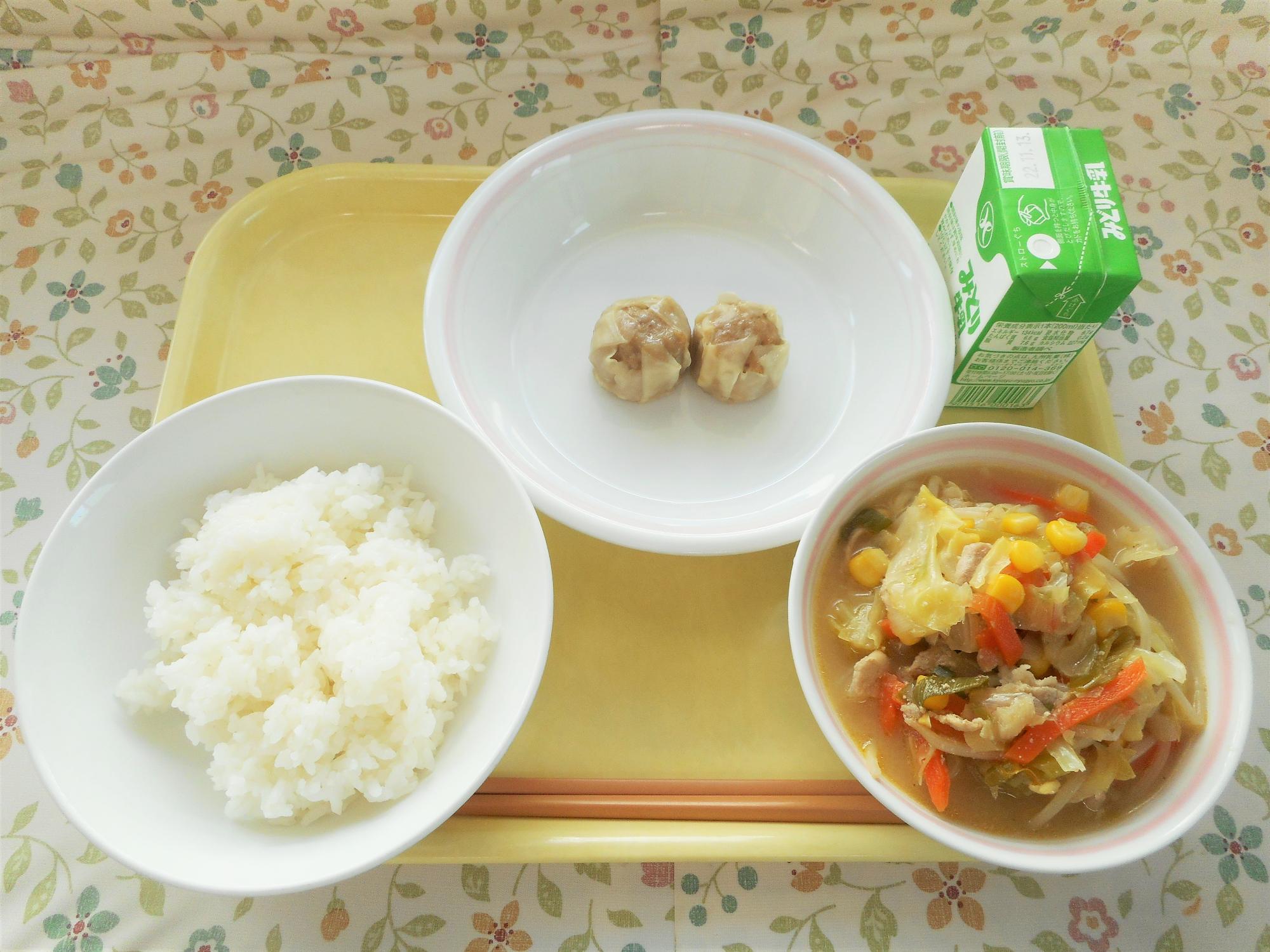 2022年11月4日の給食写真