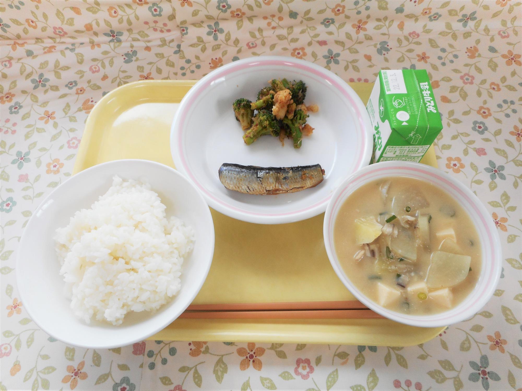 2022年11月24日の給食写真