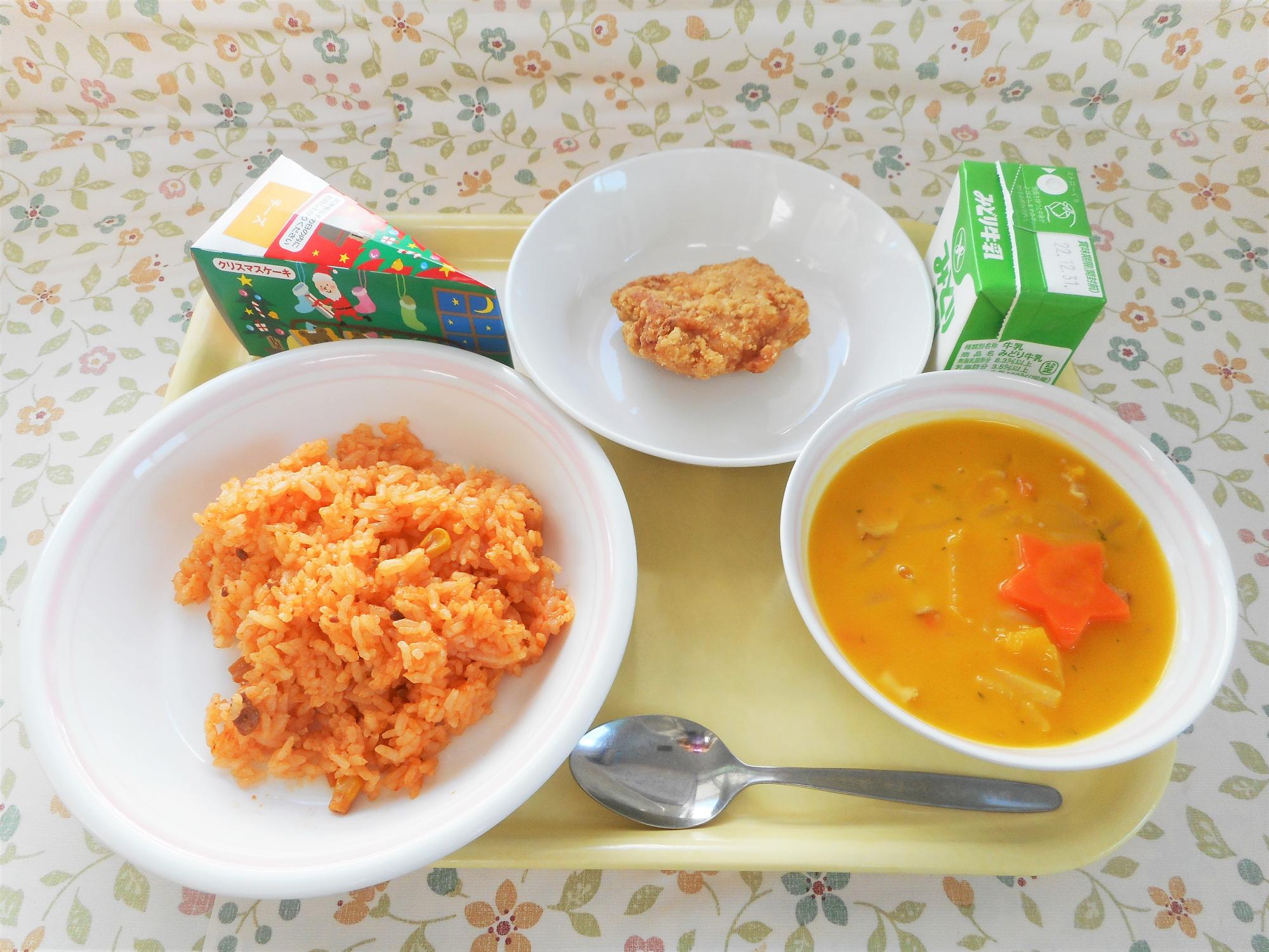 2022年12月22日の給食写真