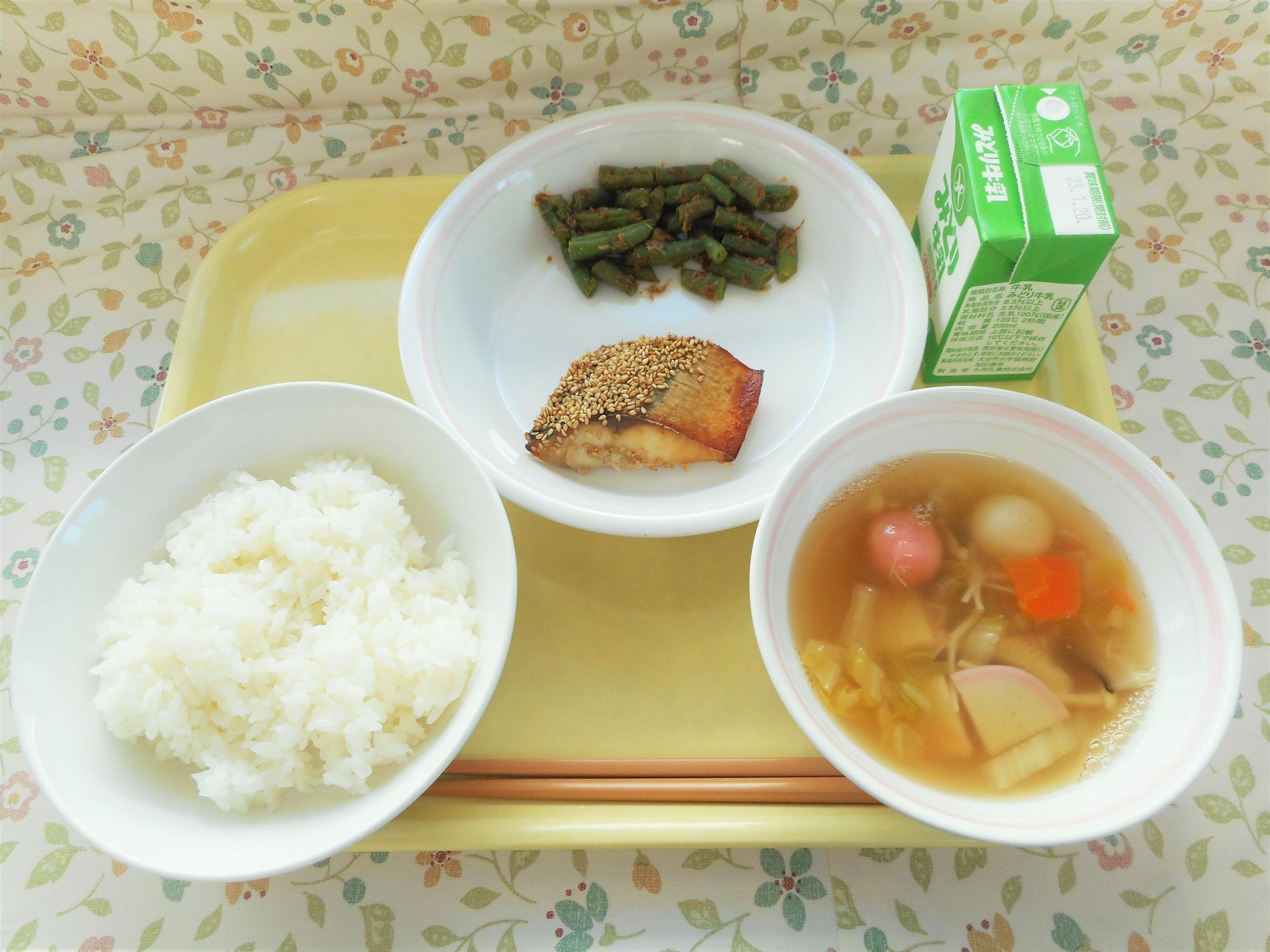 2023年1月11日の給食写真