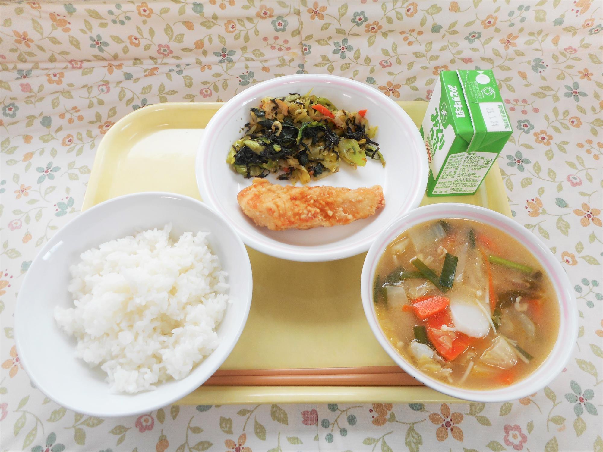 2023年1月16日の給食写真